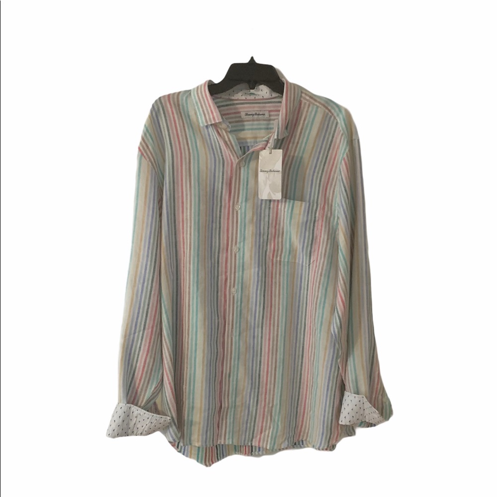 Tommy Bahama luxe linen long sleeve shirt